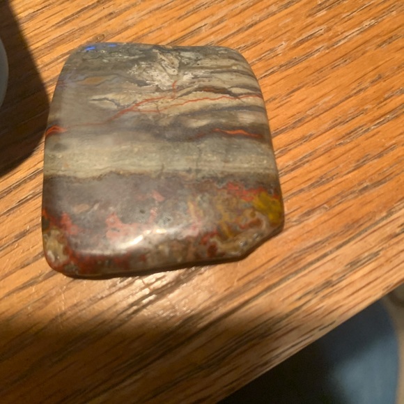 RED MOSS AGATE PIECE - Picture 3 of 3